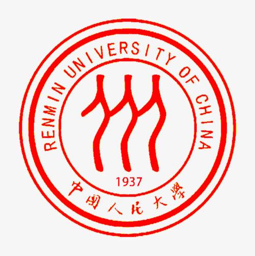 中国人民大学透明校徽