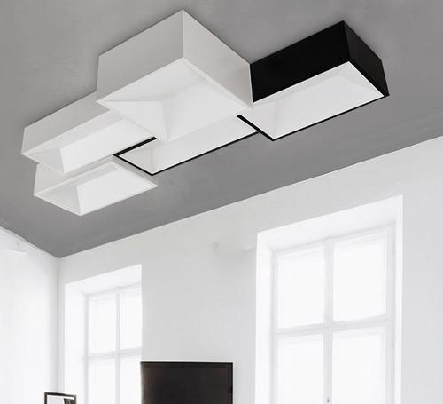 新款温馨创意简约客厅卧室led方形吸顶灯新室内一件代发灯饰灯具