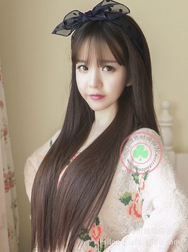 韩国个性假发女长直发甜美可爱长发气质自然逼真假发头套厂家批发