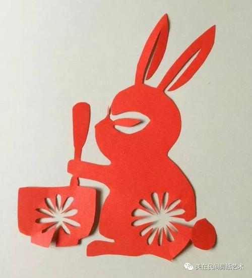 兔子剪纸图解步骤图片大全图解 手工剪纸图片大全简单-蒲城教育文学网
