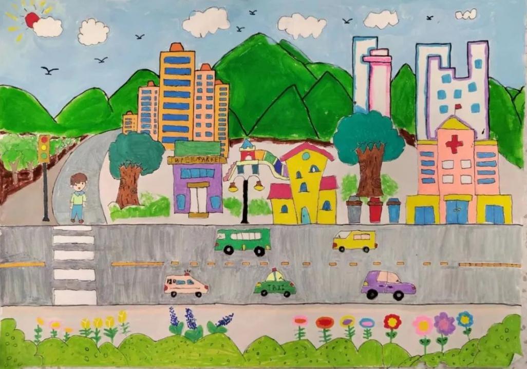 儿童友好 | 强国复兴有我 ——"我心目中的儿童友好城市"主题画网上