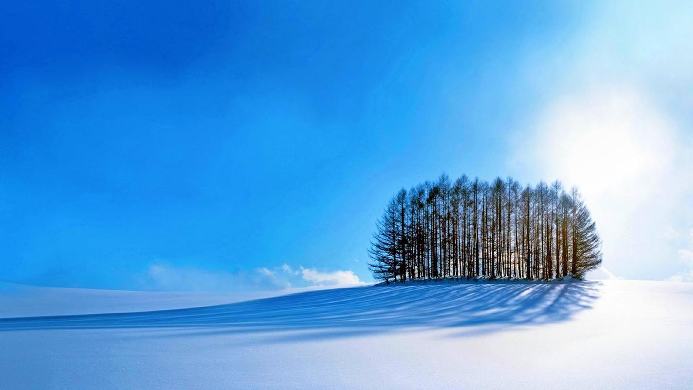 冬季大自然雪山风景桌面壁纸
