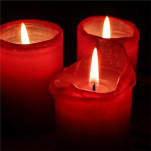 祈福蜡烛头像点燃的红色蜡烛图片