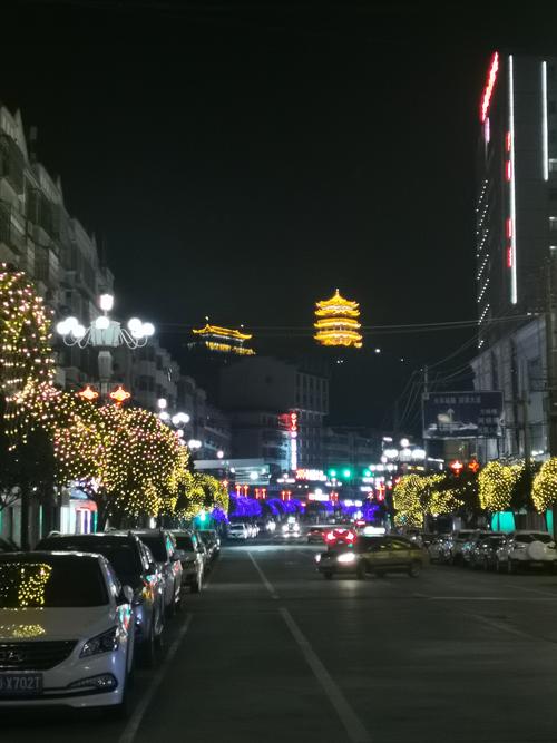 汉阴县城的大年夜