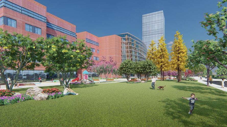 花园式医院|南昌大学第一附属医院象湖分院景观提升|景观设计|园区