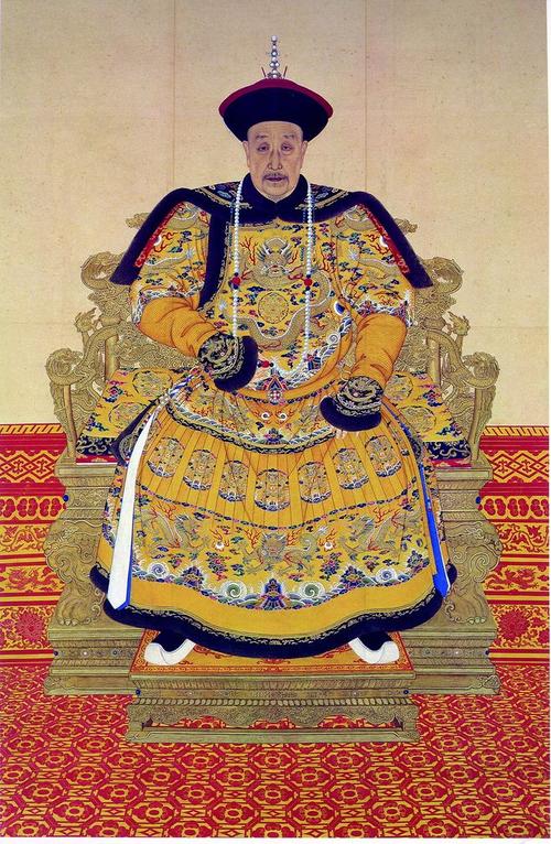 清朝乾隆皇帝老年画像(1423×2180)