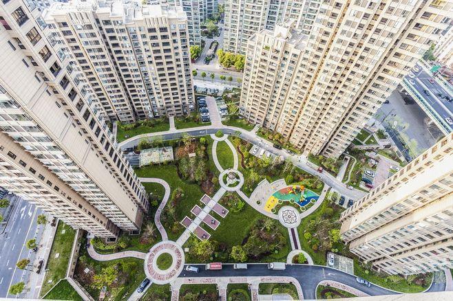 上海中海万锦城三期artdeco风格居住区景观设计居住社区景观中国