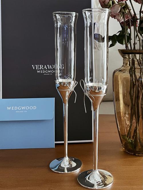 好物分享vera70wedgwood香槟杯