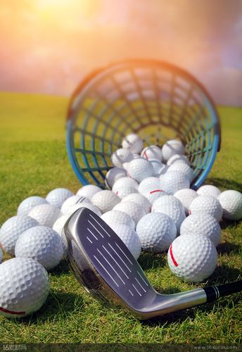 散落的高尔夫球和球杆高清图片(图片id:122452)-体育运动图片-素材中