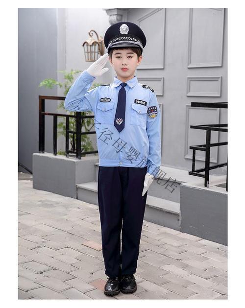 迪士尼(disney)旗舰六一儿童特种警察儿童服装夏季小交警六一幼儿男女