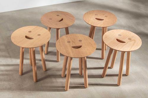 凳子,微笑,产品设计,木头