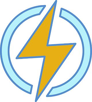 电力标志颜色图标闪电正在充电雷电源按钮电力孤立的矢量图?
