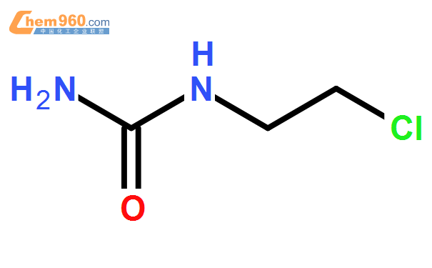 2-氯乙基尿素结构式,2-氯乙基尿素化学式 – 960化工网