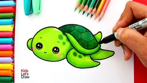 4漂亮好看的海龟画法  03:54  来源:好看视频-儿童简笔画,大海龟来了