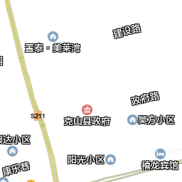 克山县卫星地图 - 黑龙江省齐齐哈尔市克山县,乡,村各级地图浏览