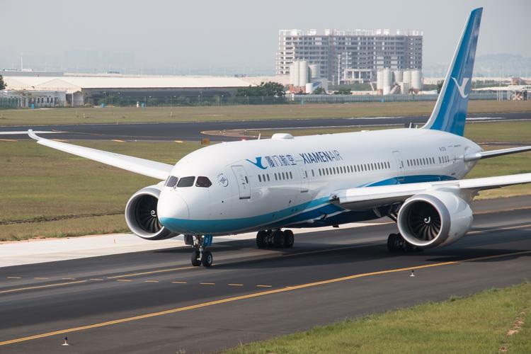 厦门航空梦想客机787-8,我们的蓝胖子b-2761