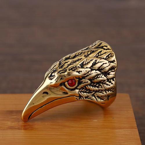 厂家直销钛钢戒指 动物头像戒指 欧美ring 不锈钢金指环 银戒指