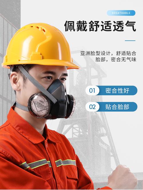 防尘口罩防工业粉尘打磨灰尘全脸面具煤矿透气口鼻罩高效防护面罩