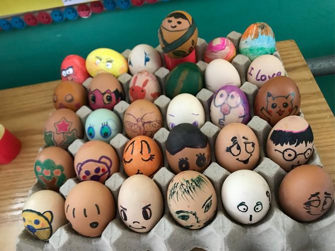 看这些表情丰富的鸡蛋们,多可爱呀.