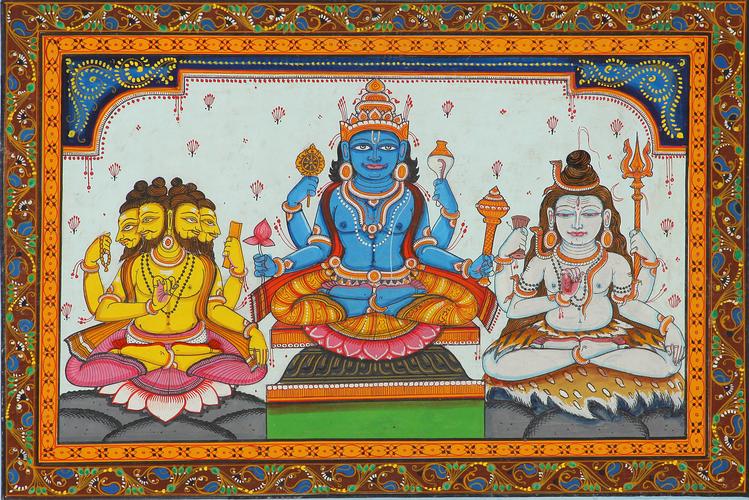 三大主神这时的婆罗门教有了很大变化,从最初的"祭祀万能"慢慢发展出