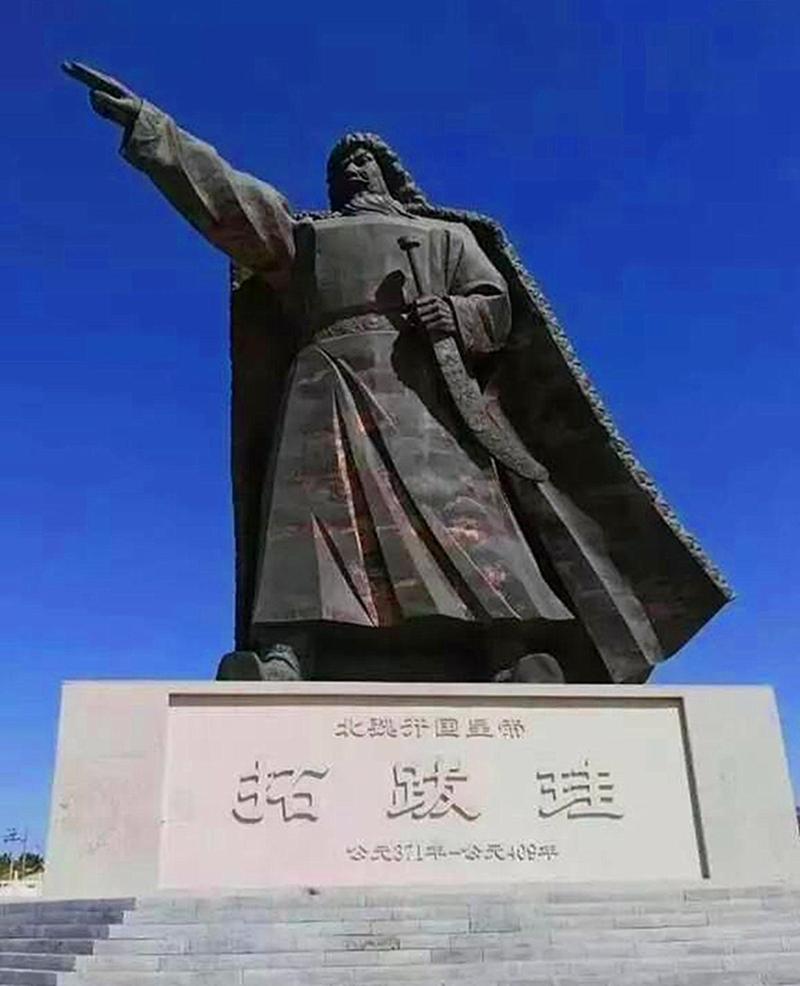 67北魏开国皇帝道武帝拓跋珪就是这样,他在内蒙古岱海湖畔发迹并一