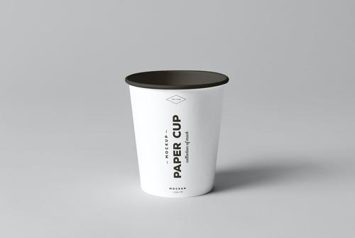 8款一次性咖啡纸杯样机模板 paper cups mockup