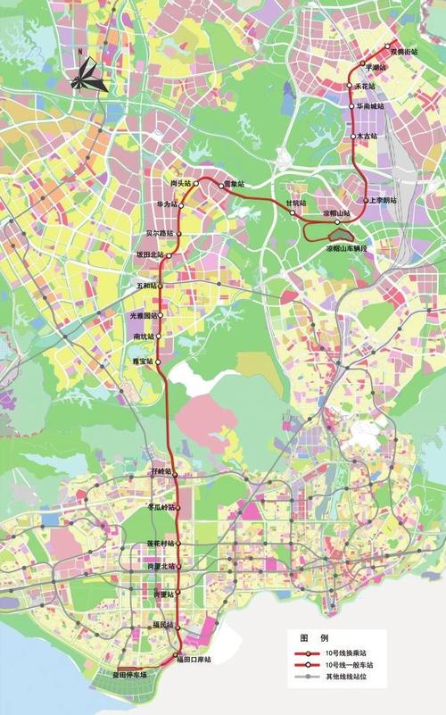 深圳地铁10号线预计8月份开通全长293公里设站24座