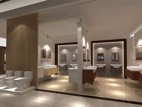 [分享]hegll恒洁卫浴休验店空间装饰设计效果图