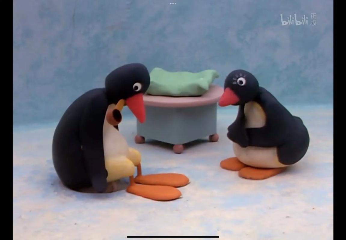 治愈系动画 #企鹅家族 可爱截图五百张050505 - 抖音
