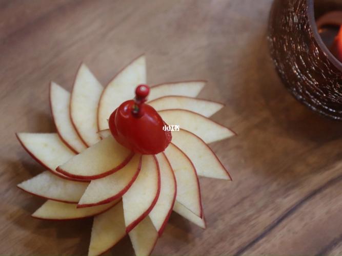 苹果优雅高档切花法让你的家宴菜肴更增色
