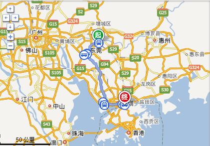 从东莞站坐地铁到深圳不