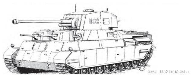 二战日军不仅有豆坦克,也有鼠式巨无霸,唯一的毛病就是没造出来|炮塔