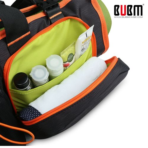 bubm 多功能折叠式瑜伽包全便携式瑜伽包大容量运动帆布单肩包