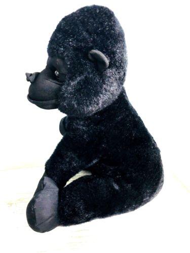 fiesta lazybeans 12" sitting black gorilla soft plush stuffed