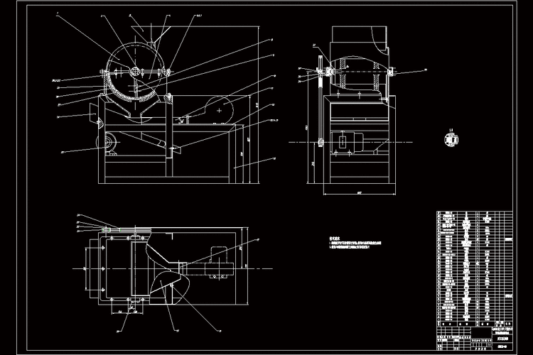 蚕豆脱壳机设计【去壳机设计】【含cad图纸 pdf图】