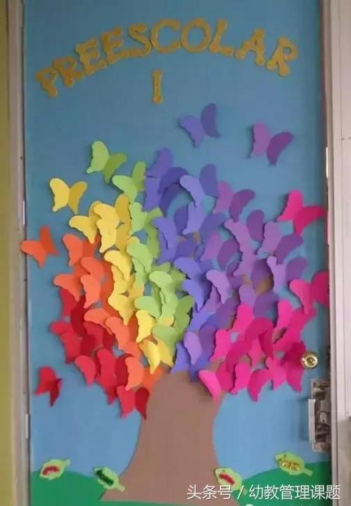 30款幼儿园教室门板装饰充满了春天的气息