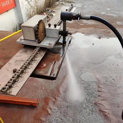 水喷砂切割机水刀油罐切割机钢板水刀切割