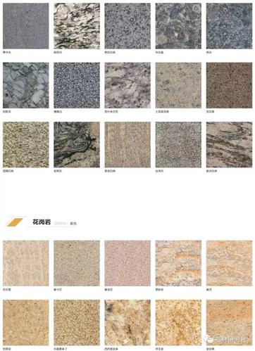 收藏| 全球常见大理石花岗岩品种图集