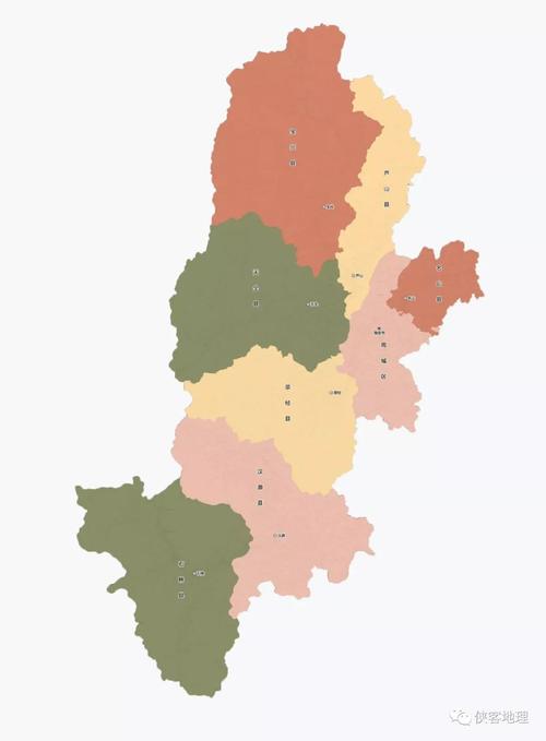雅安行政区划图在四川省算是中等规模的地级市相当于甘孜州的十分之一