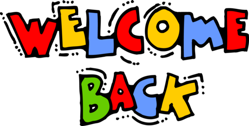 welcome back graphics clipart