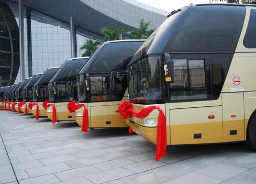 客车频道 客车新闻 86辆青年欧洲之星交付广州服务亚运 活动现场1400