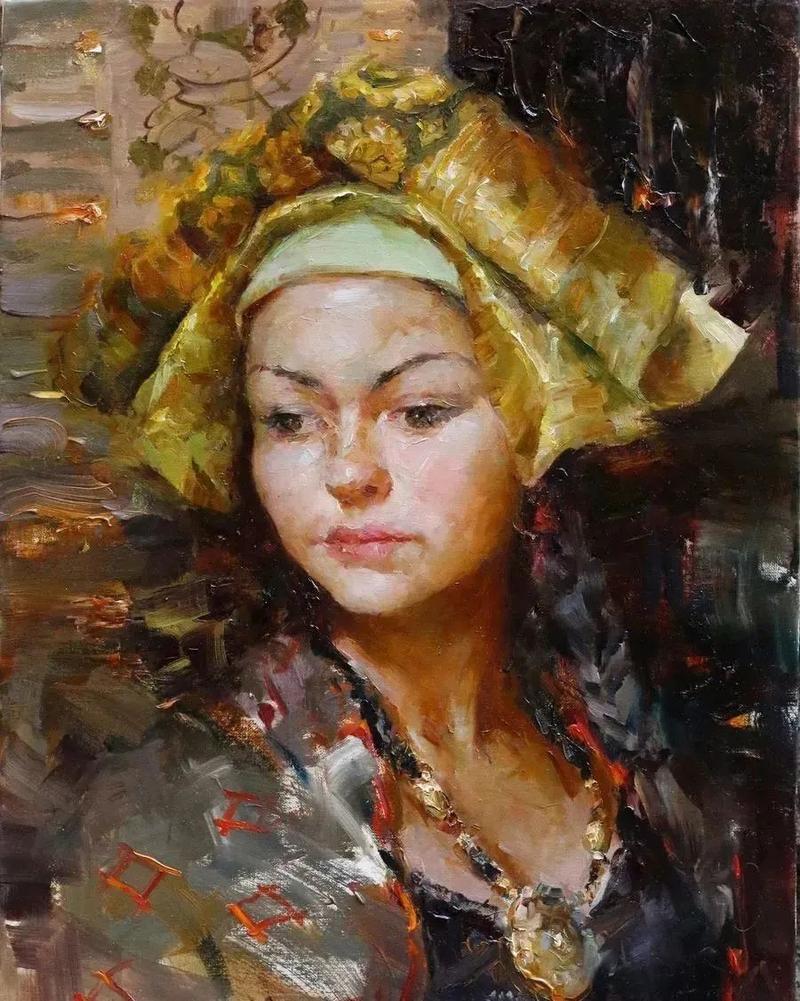 俄罗斯女画家的油画,大胆自信!