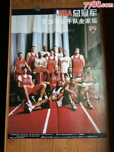 篮球杂志--球星海报(公牛队全家福)