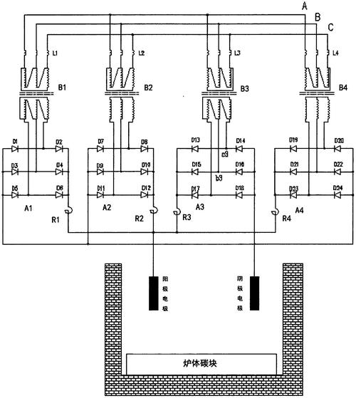 cn212909376u_一种改进型直流电弧炉等值24脉整流变压器应用电路有效
