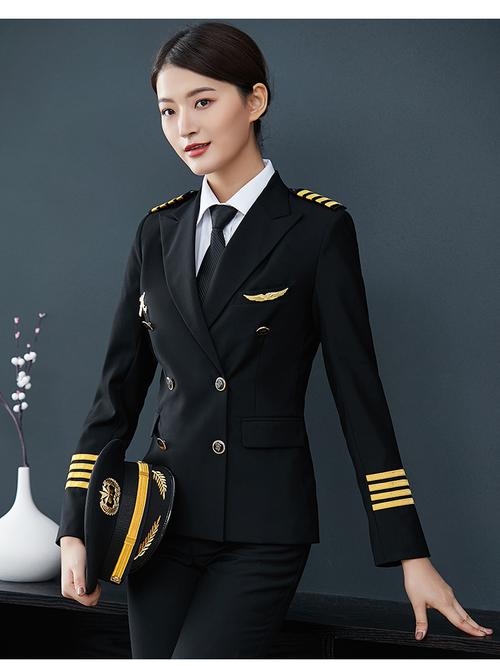 飞行员套装机长航空制服女乘务员职业西装外套售楼酒店前台工作服短袖