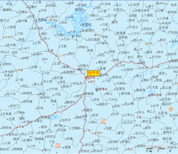 湖南桂阳县地图