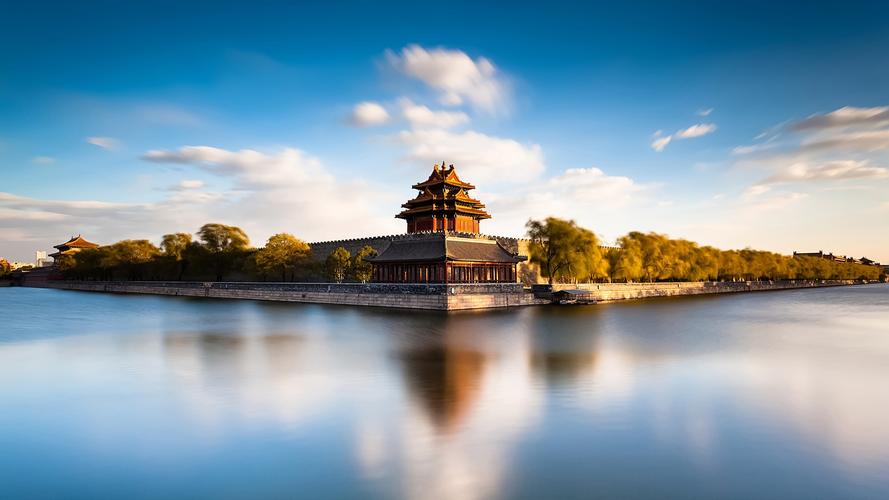 风景名胜北京紫禁城护城河风景桌面壁纸壁纸
