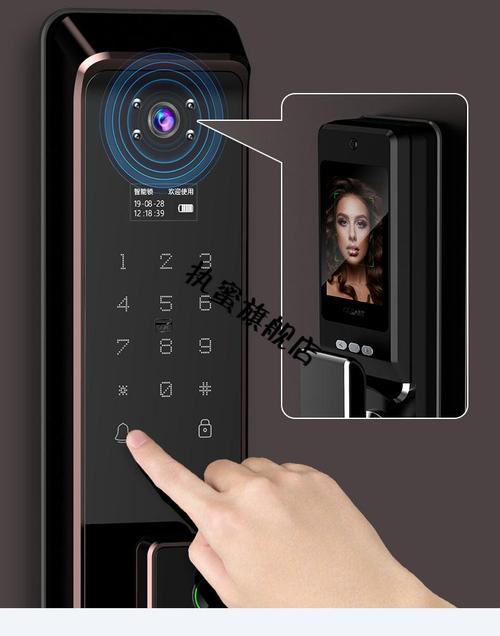 步阳指纹锁全自动指纹锁全自动家用防盗门猫眼可视远程监控密码智能