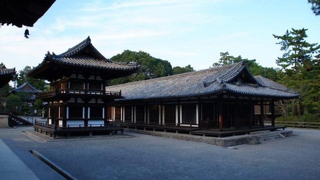 单檐歇山顶的讲堂是日本的国宝,它在这里——唐招提寺!