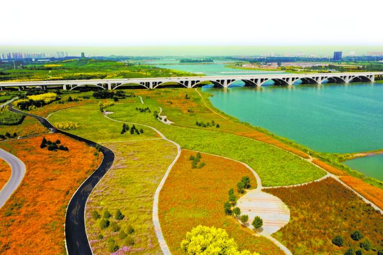 滹沱河生态修复一期,二期工程国庆期间开放